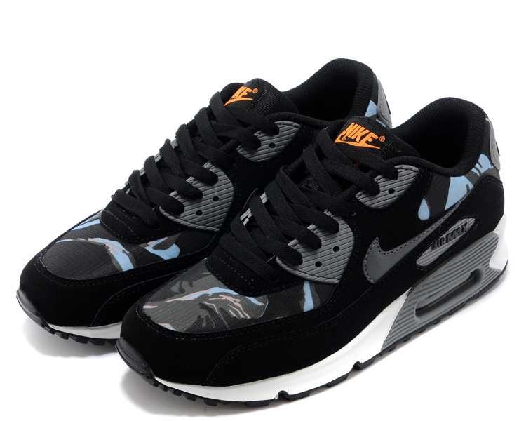 Nike Air Max 90 307793 084 Black Army Green Shoes - Click Image to Close